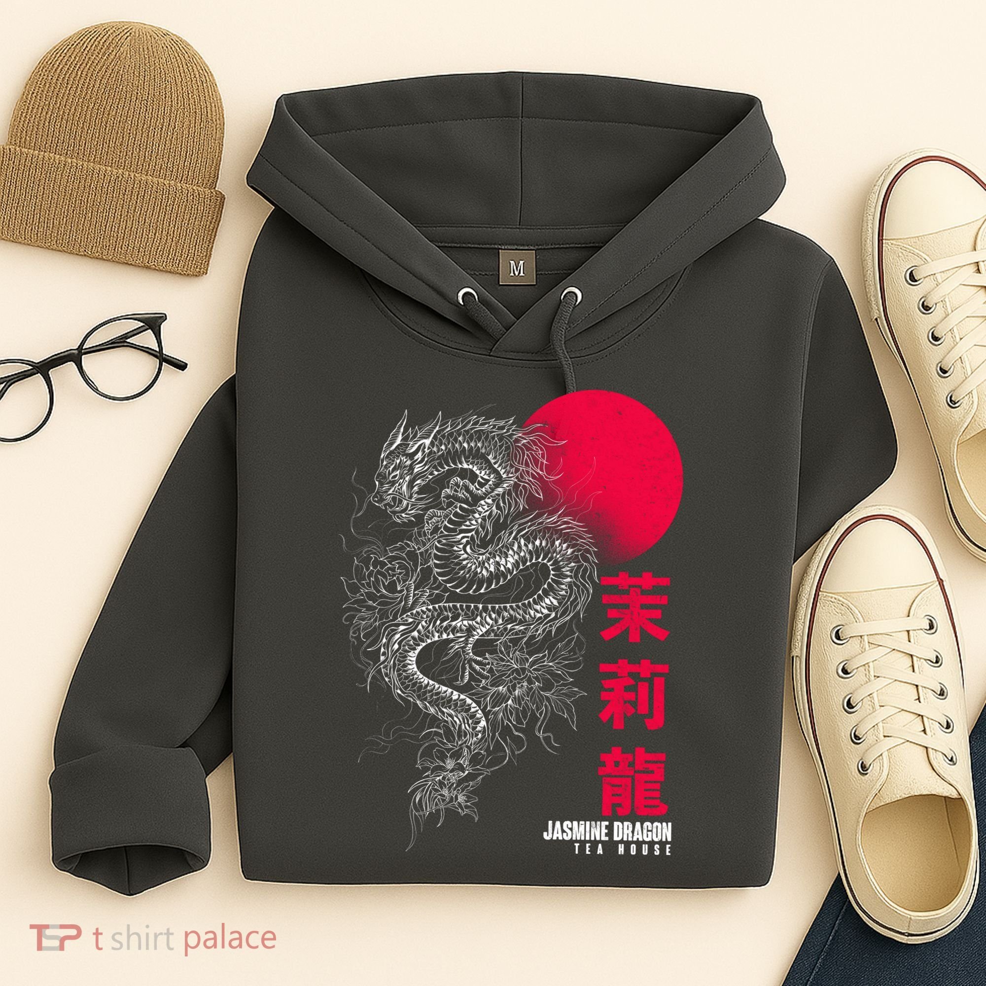 Cool Jasmine Dragon Tea House Hoodie
