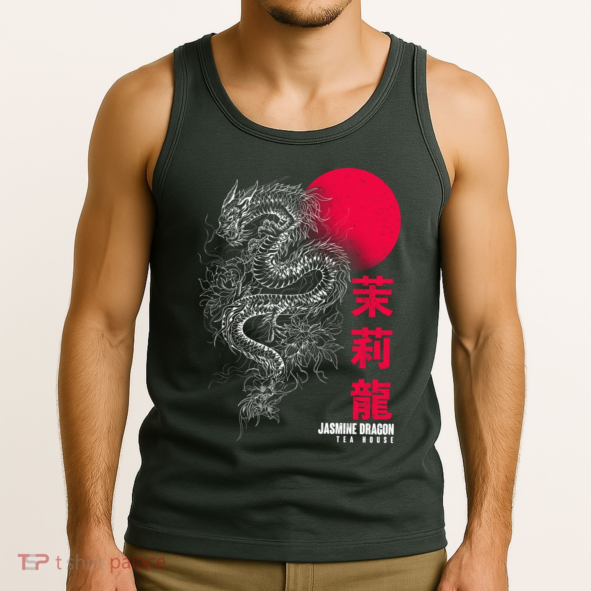 Cool Jasmine Dragon Tea House Tank Top