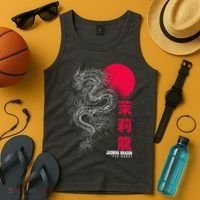 Cool Jasmine Dragon Tea House Tank Top thumb 4