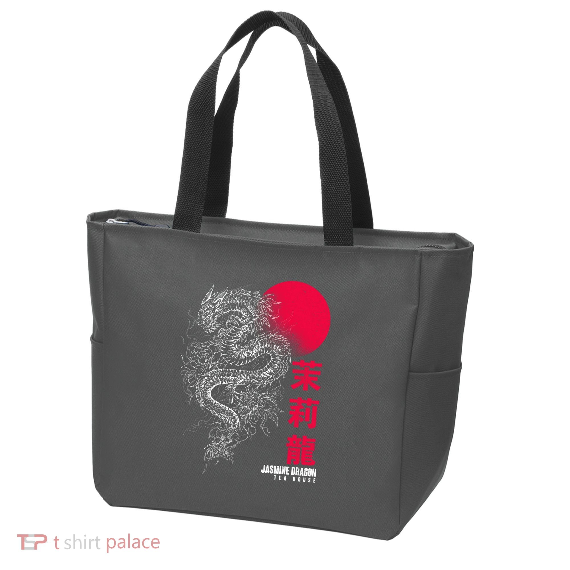 Cool Jasmine Dragon Tea House Tote Bag