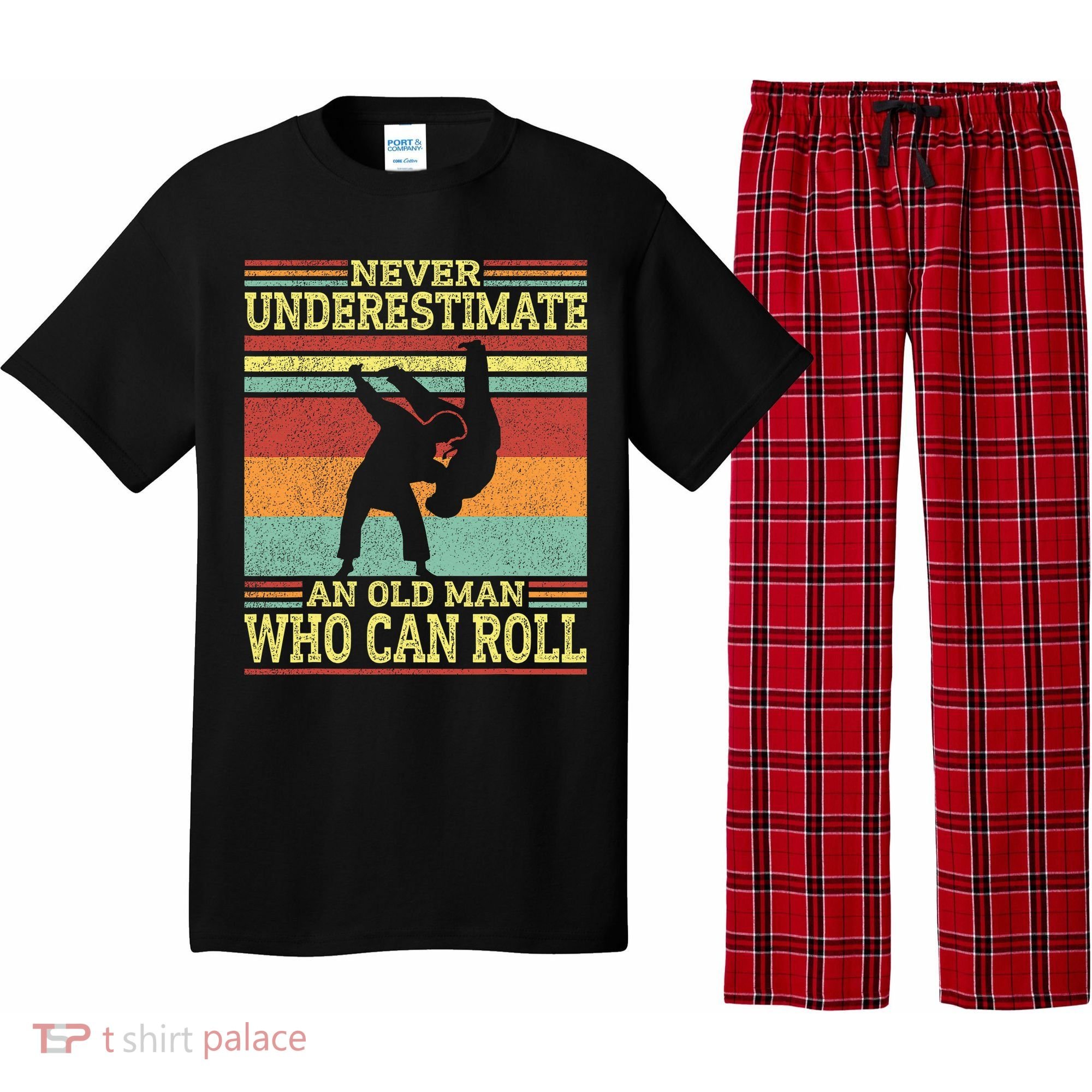 Cool Jujitsu For Dad Martial Brazilian Jiu Jitsu Pajama Set