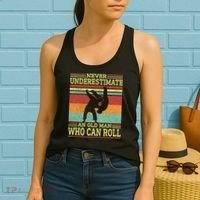 Cool Jujitsu For Dad Martial Brazilian Jiu Jitsu Women's Tank Top thumb 2