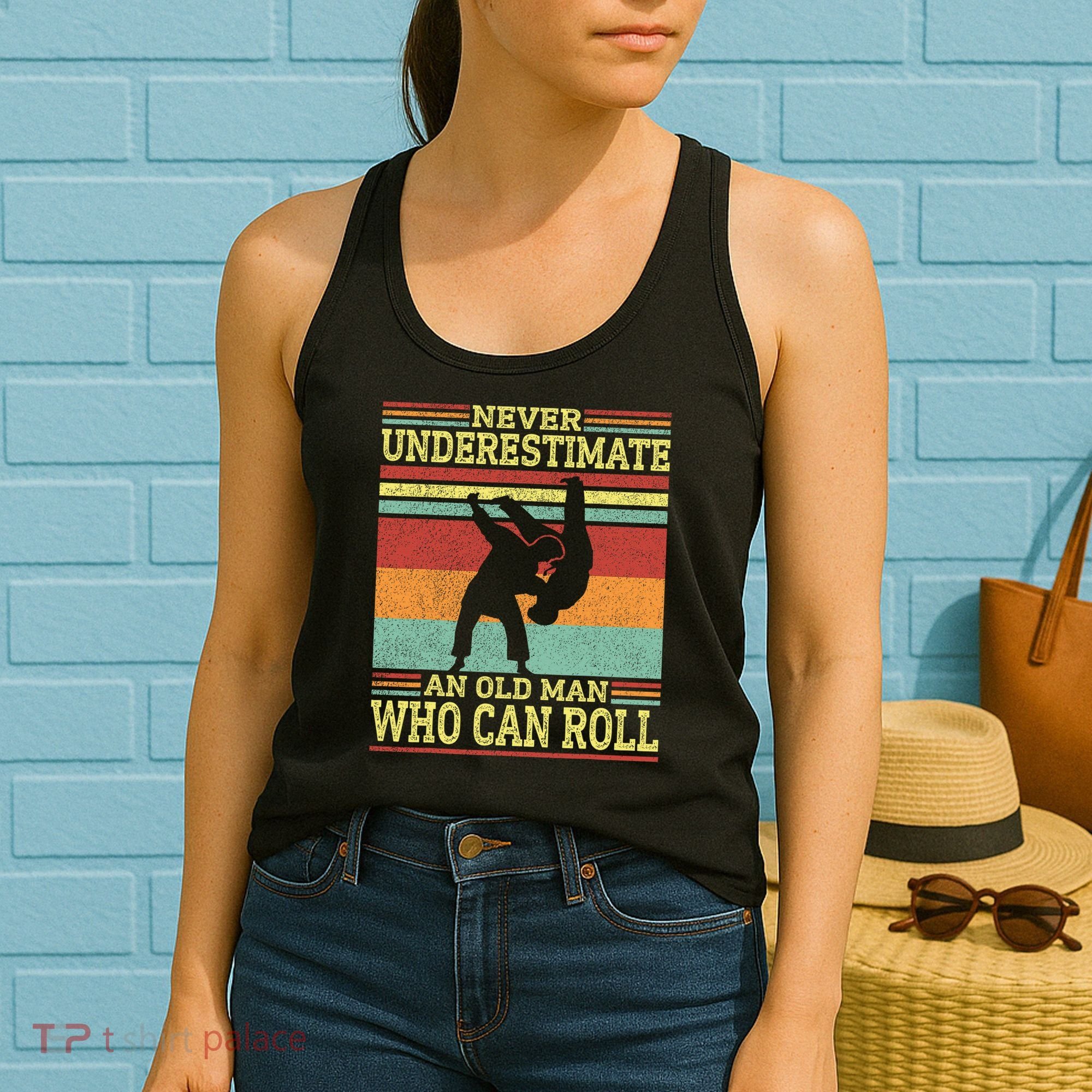 Cool Jujitsu For Dad Martial Brazilian Jiu Jitsu Women's Tank Top