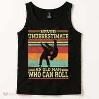 Cool Jujitsu For Dad Martial Brazilian Jiu Jitsu Tank Top thumb 2