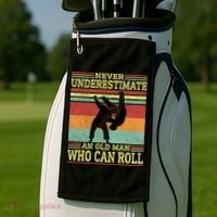 Cool Jujitsu For Dad Martial Brazilian Jiu Jitsu Golf Towel thumb 2