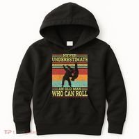 Cool Jujitsu For Dad Martial Brazilian Jiu Jitsu Kids Hoodie thumb 0