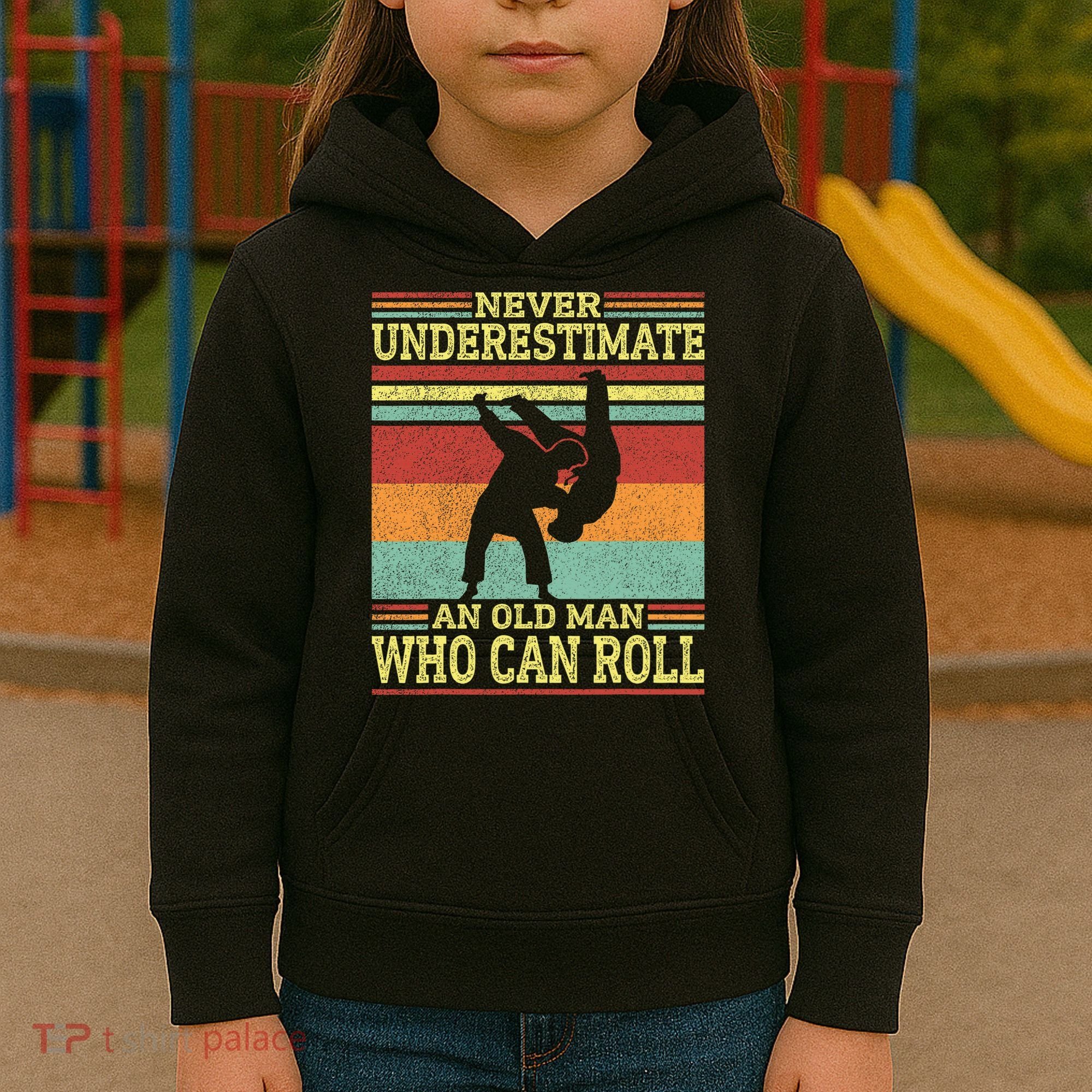 Cool Jujitsu For Dad Martial Brazilian Jiu Jitsu Kids Hoodie