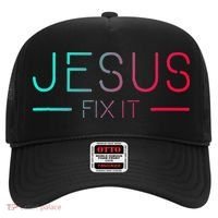Christian Jesus Fix It Faith Filled Hat thumb 0