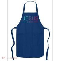 Christian Jesus Fix It Faith Filled Apron thumb 0