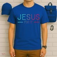 Christian Jesus Fix It Faith Filled T-Shirt thumb 6