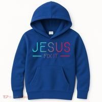 Christian Jesus Fix It Faith Filled Kids Hoodie thumb 0