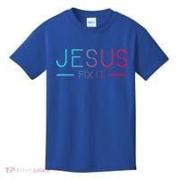 Christian Jesus Fix It Faith Filled Kids T-Shirt thumb 0