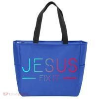 Christian Jesus Fix It Faith Filled Tote Bag thumb 0