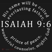 Christmas Jesus Father Prince Peace Counselor Isaiah 96 Long Sleeve Shirt thumb 2