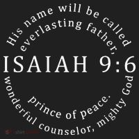 Christmas Jesus Father Prince Peace Counselor Isaiah 96 Golf Towel thumb 3