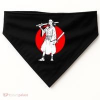 Cool Japanese Fighter And Japan USA-Made Doggie Bandana thumb 0