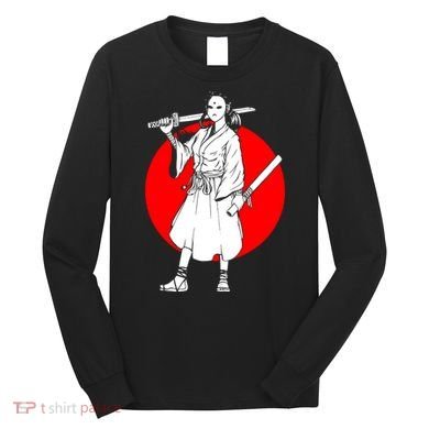Cool Japanese Fighter And Japan Long Sleeve Shirt