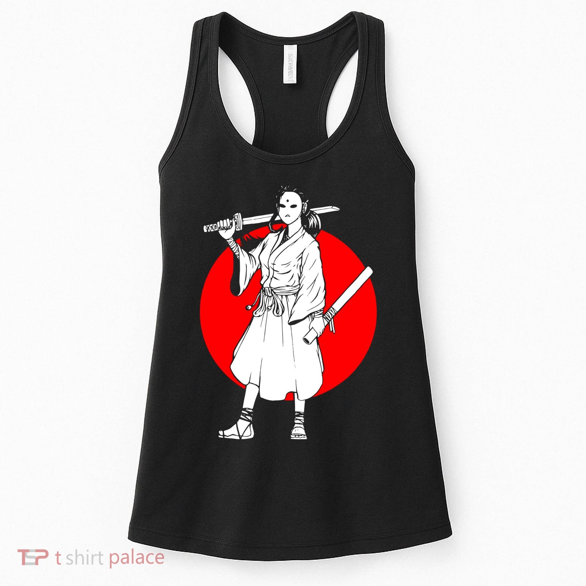 Cool Japanese Fighter And Japan Women's Tank Top