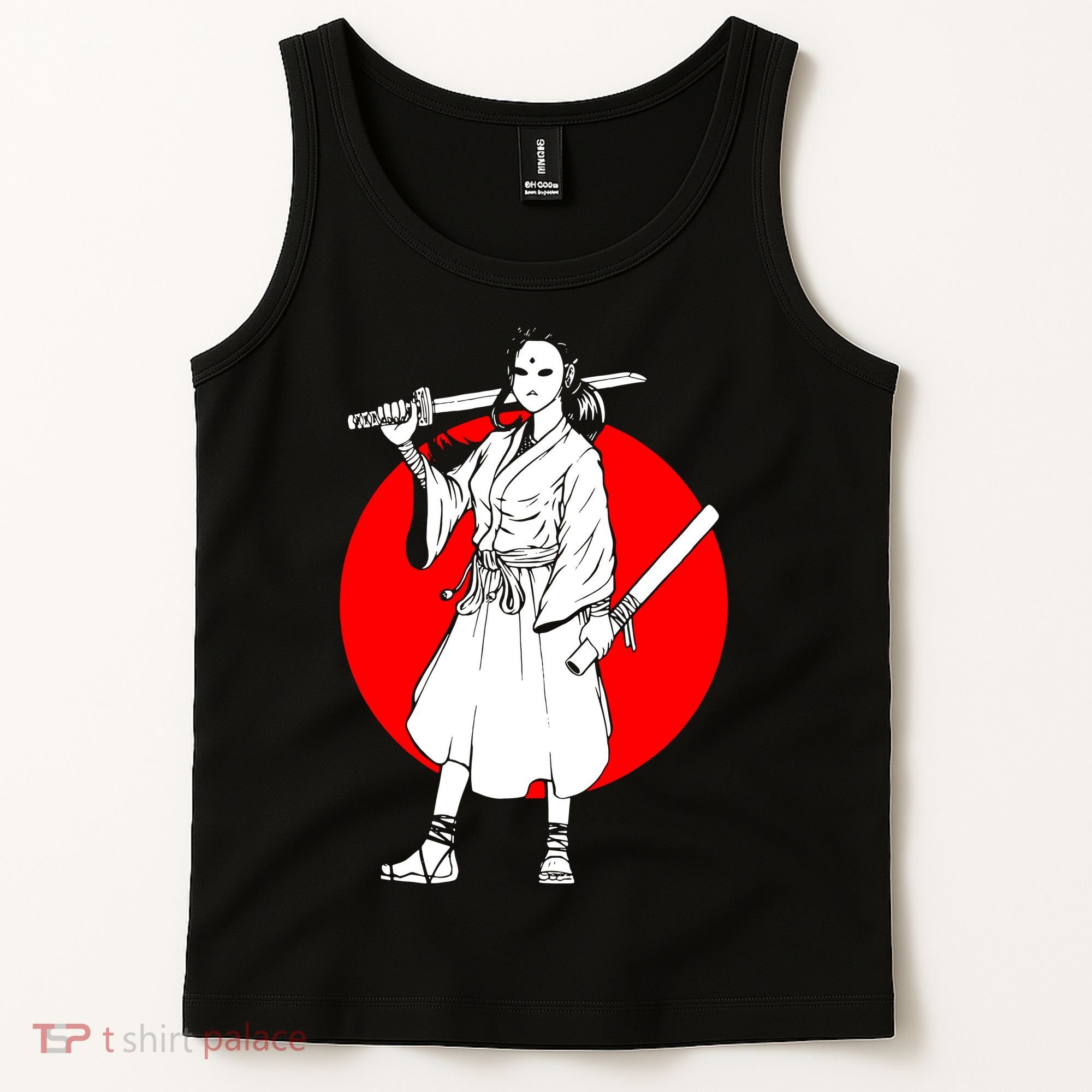 Cool Japanese Fighter And Japan Tank Top