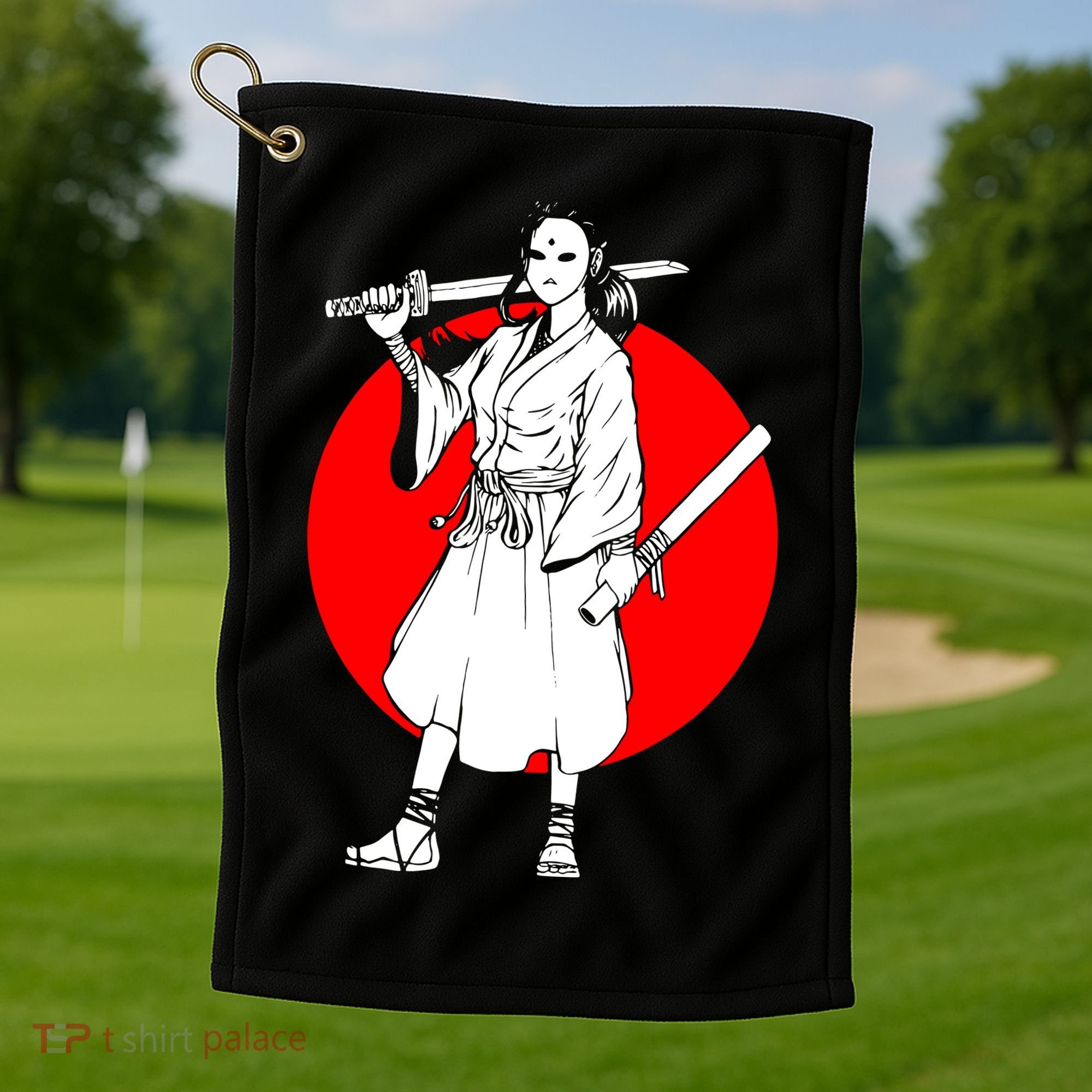 Cool Japanese Fighter And Japan Golf Towel