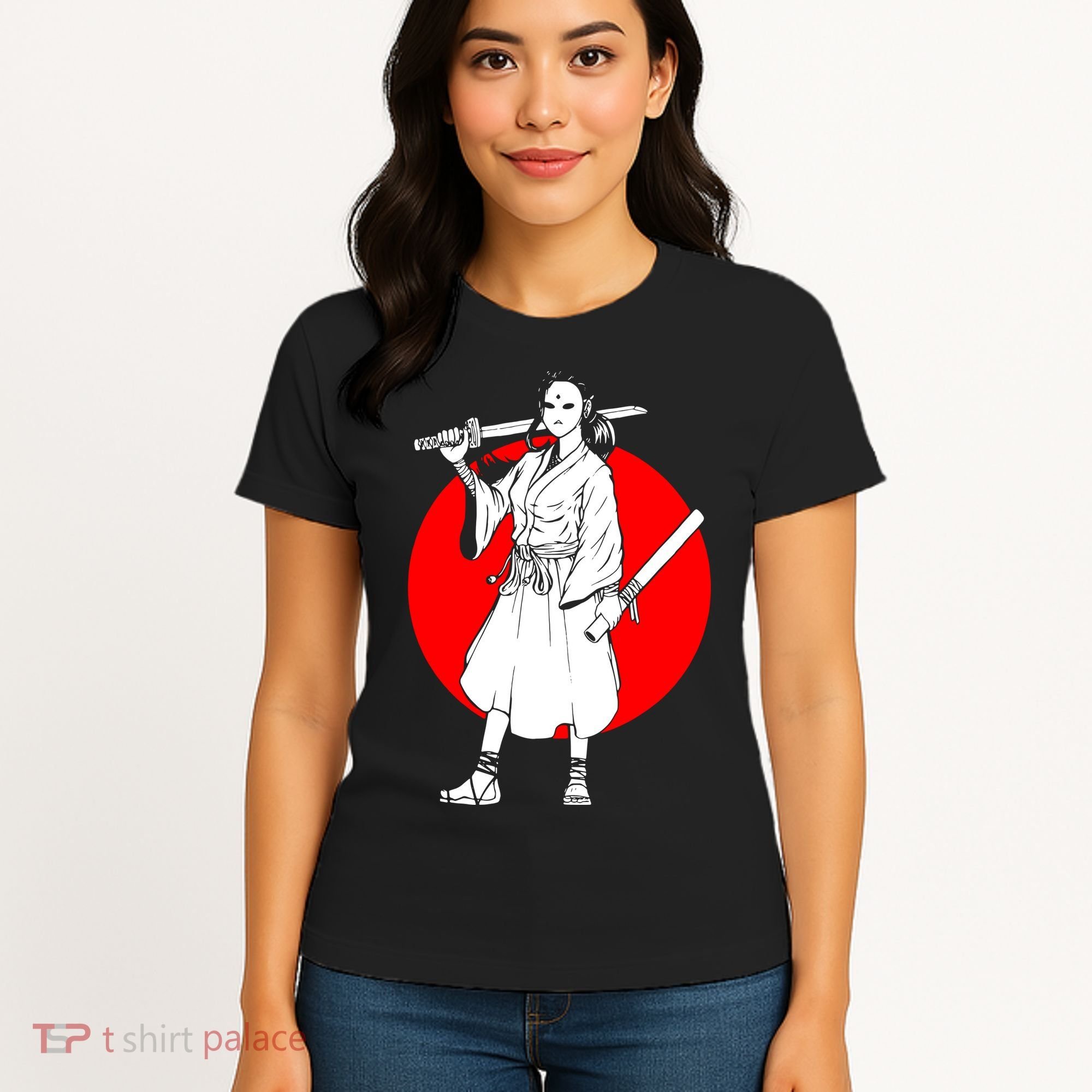 Cool Japanese Fighter And Japan Women's T-Shirt