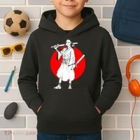 Cool Japanese Fighter And Japan Kids Hoodie thumb 2