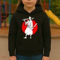 Cool Japanese Fighter And Japan Kids Hoodie thumb 3