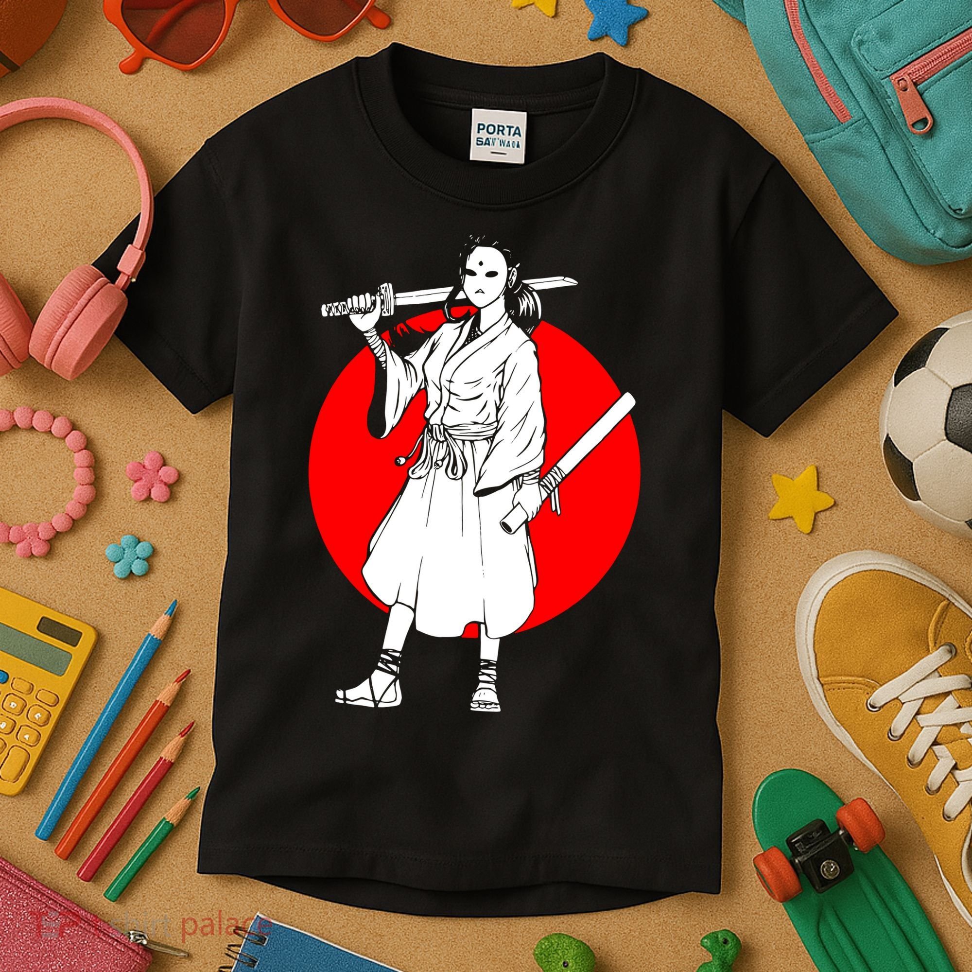 Cool Japanese Fighter And Japan Kids T-Shirt