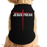 Christian Jesus Freak Red Cross Doggie Tank thumb 0