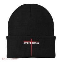 Christian Jesus Freak Red Cross Beanie thumb 0
