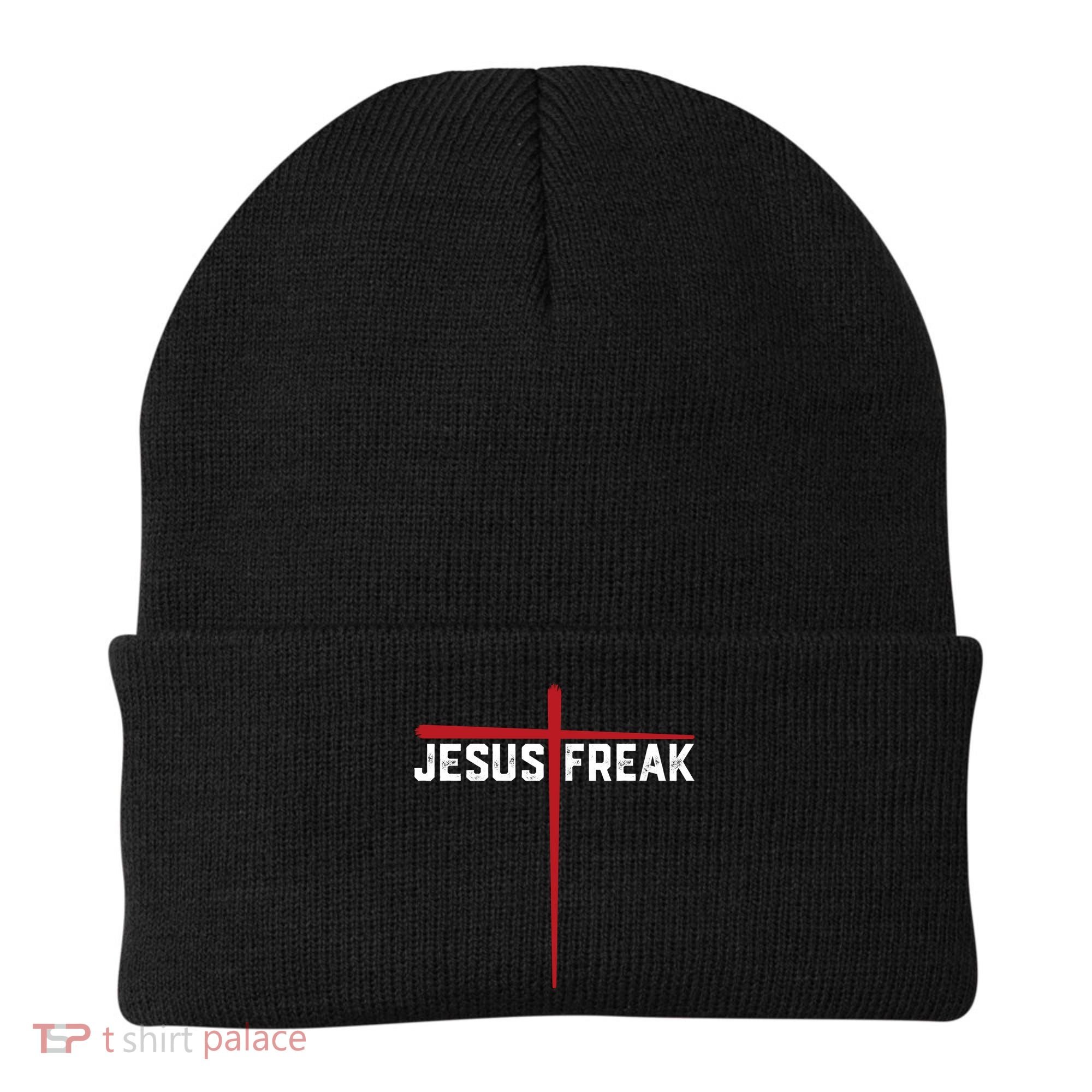 Christian Jesus Freak Red Cross Beanie