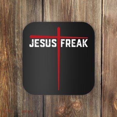 Christian Jesus Freak Red Cross Coaster