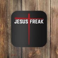 Christian Jesus Freak Red Cross Coaster thumb 0