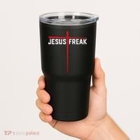 Christian Jesus Freak Red Cross Tumbler thumb 2