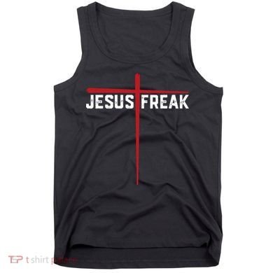 Christian Jesus Freak Red Cross Tank Top