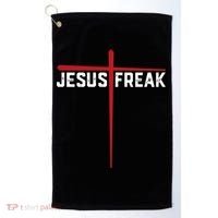 Christian Jesus Freak Red Cross Golf Towel thumb 0
