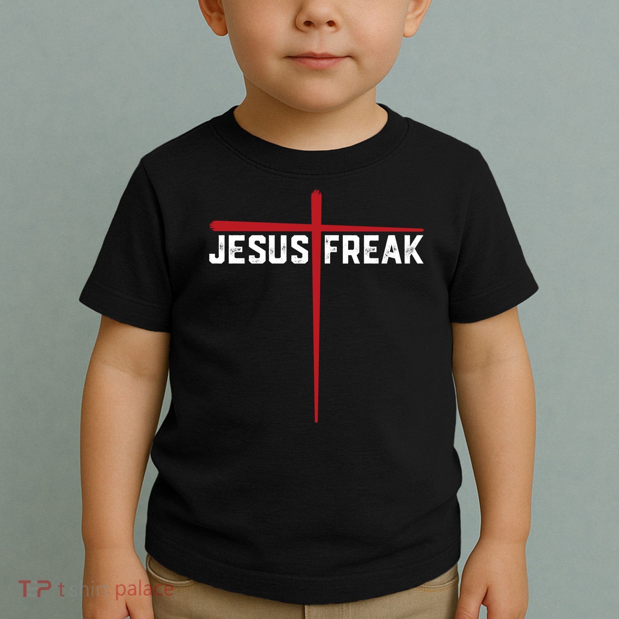 Christian Jesus Freak Red Cross Toddler T-Shirt
