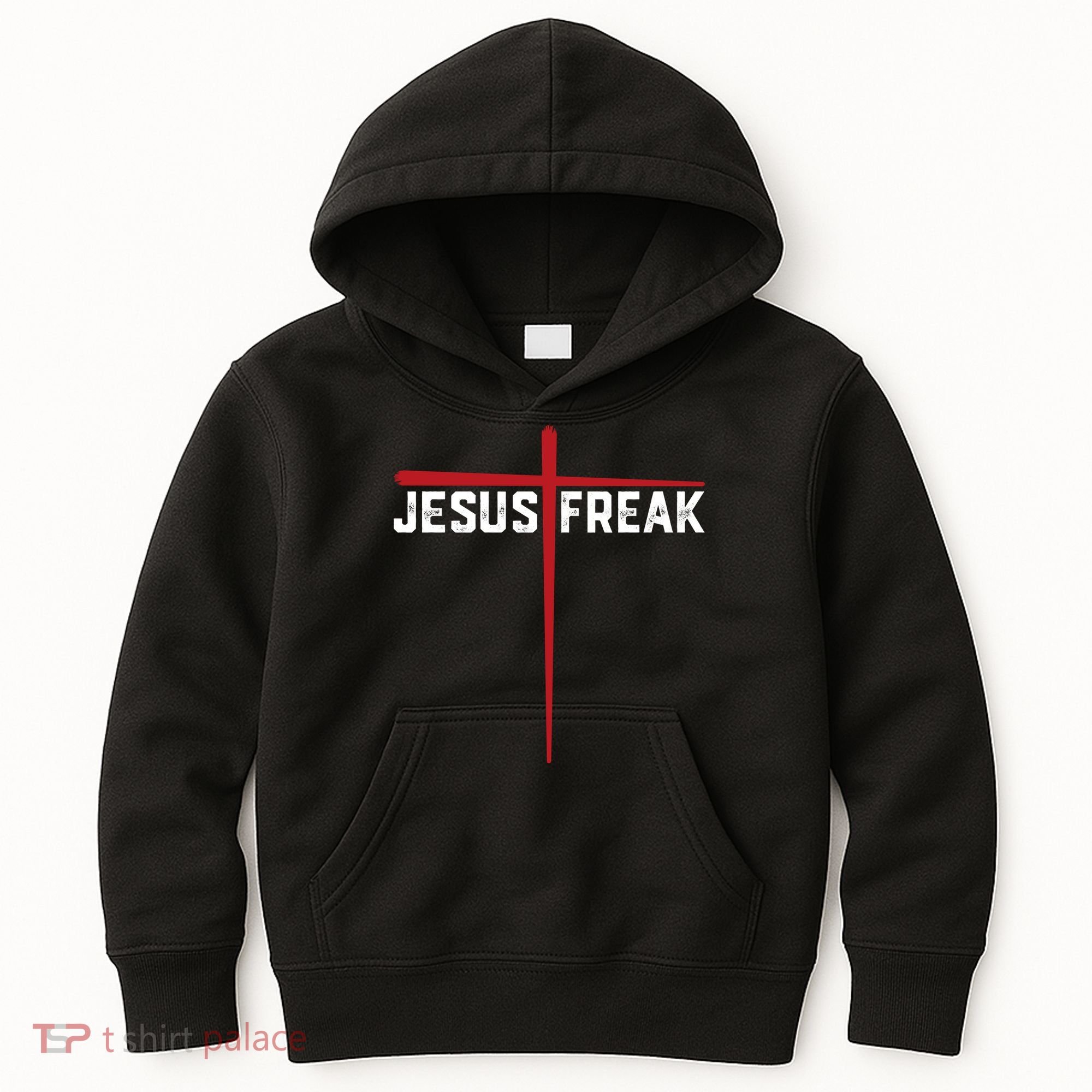 Christian Jesus Freak Red Cross Kids Hoodie