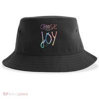 Choose Joy Gift Happy Motivational Gift Sustainable Bucket Hat thumb 0
