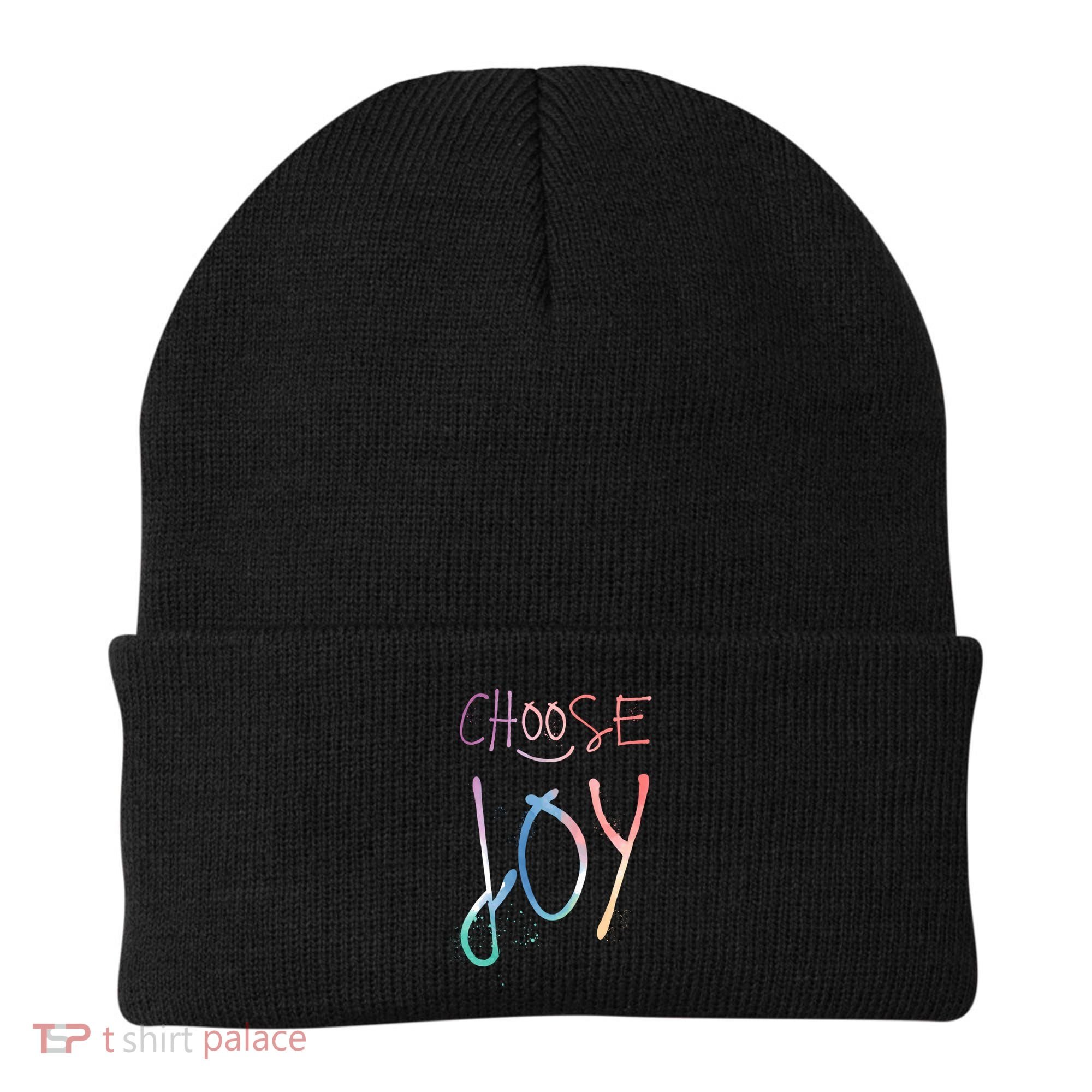 Choose Joy Gift Happy Motivational Gift Beanie
