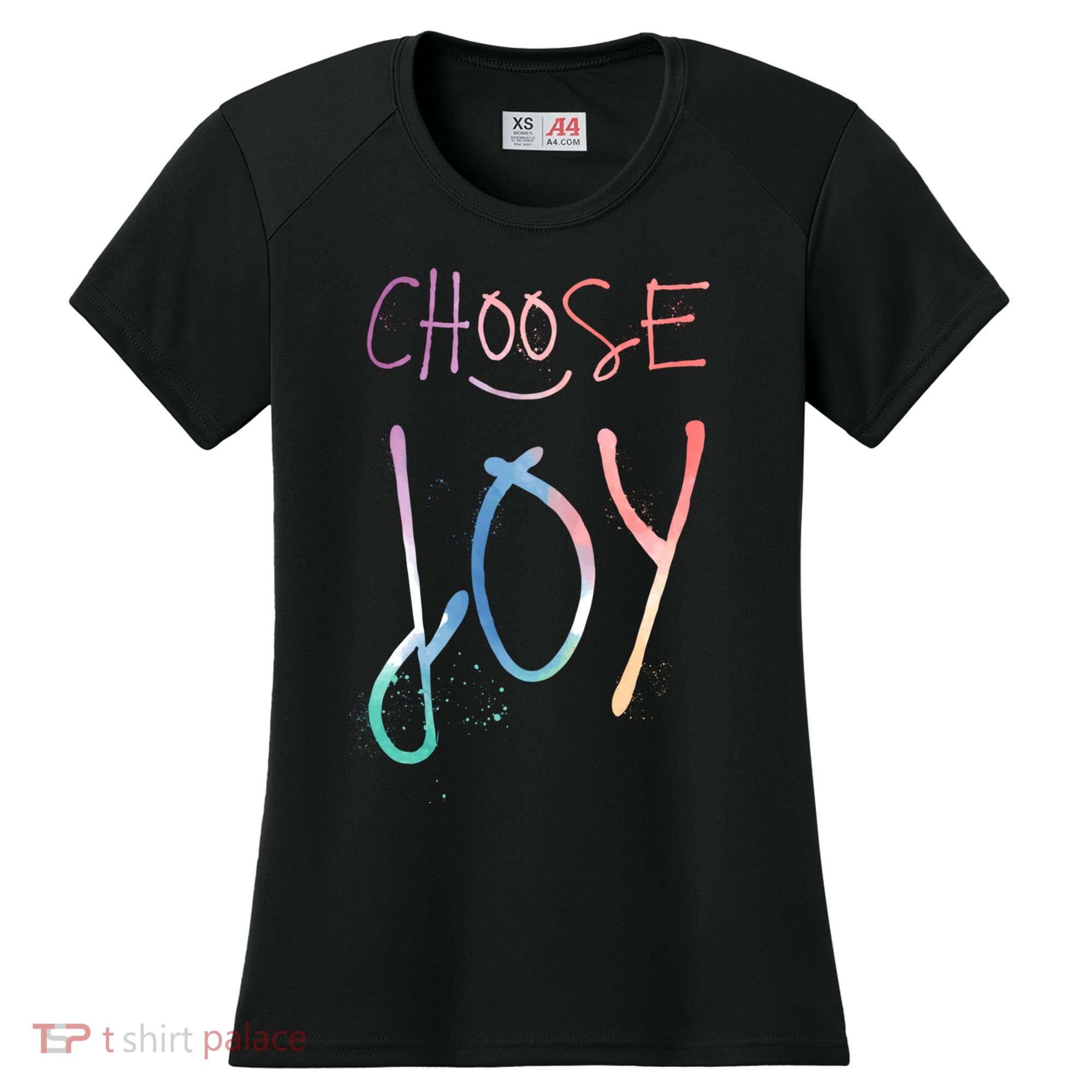 Choose Joy Gift Happy Motivational Gift Women's Cooling Performance Crew T-Shirt