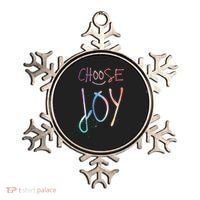 Choose Joy Gift Happy Motivational Gift Ornament thumb 0