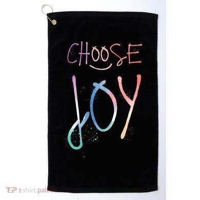 Choose Joy Gift Happy Motivational Gift Golf Towel