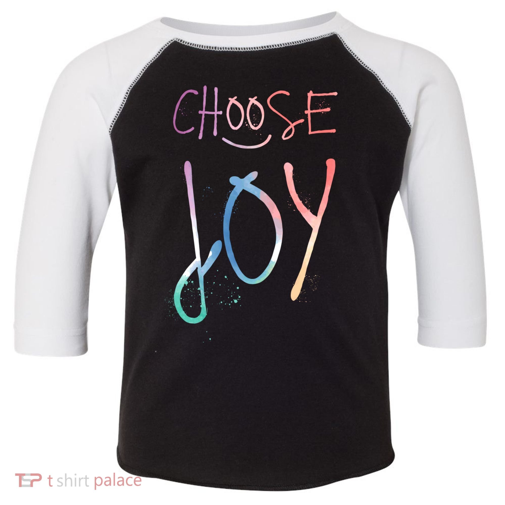 Choose Joy Gift Happy Motivational Gift Toddler Fine Jersey T-Shirt