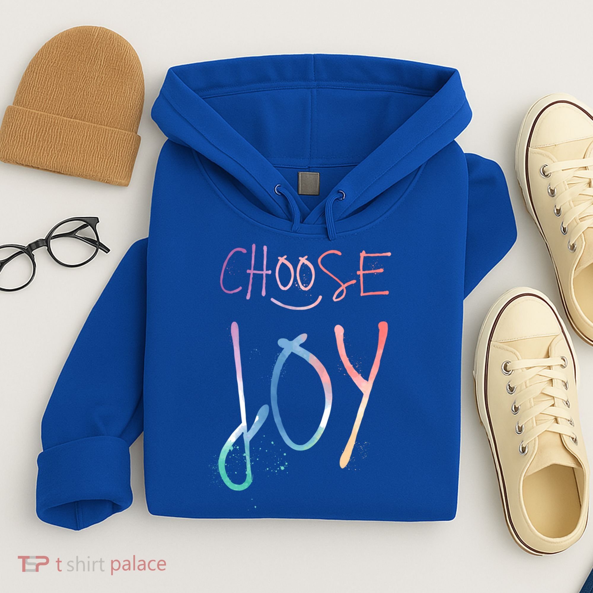 Choose Joy Gift Happy Motivational Gift Hoodie