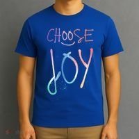 Choose Joy Gift Happy Motivational Gift T-Shirt thumb 3