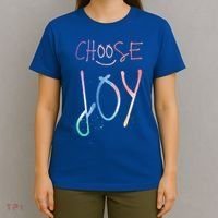 Choose Joy Gift Happy Motivational Gift T-Shirt thumb 4