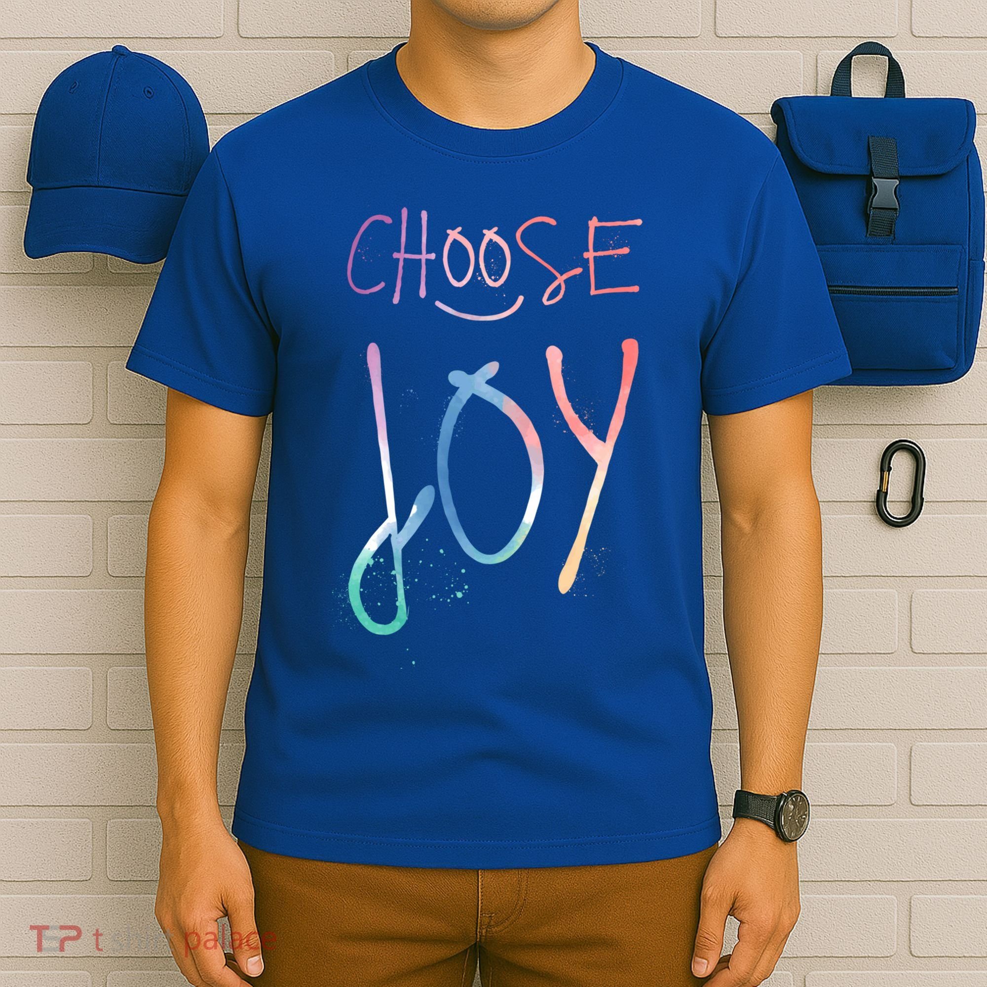 Choose Joy Gift Happy Motivational Gift T-Shirt