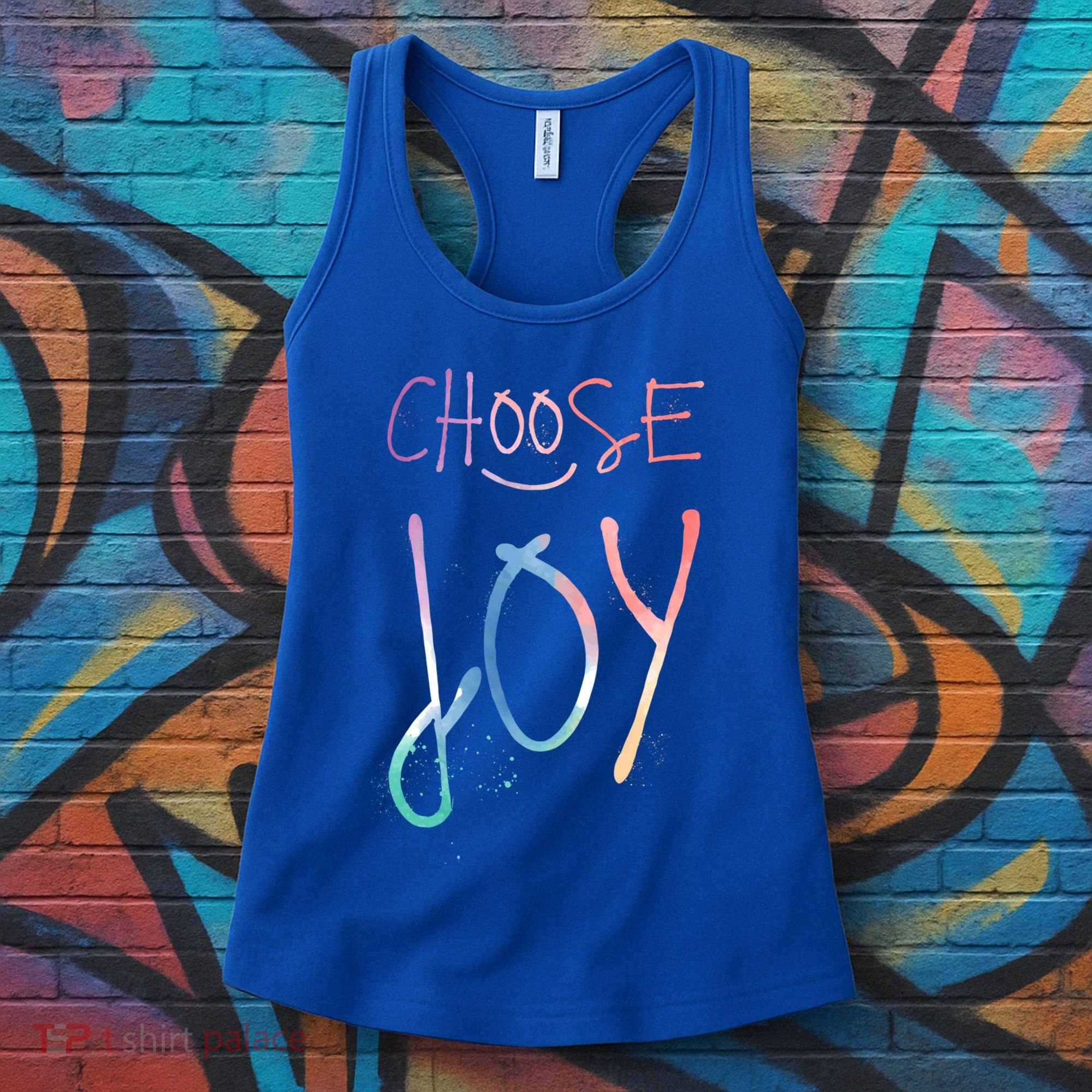Choose Joy Gift Happy Motivational Gift Women's Tank Top