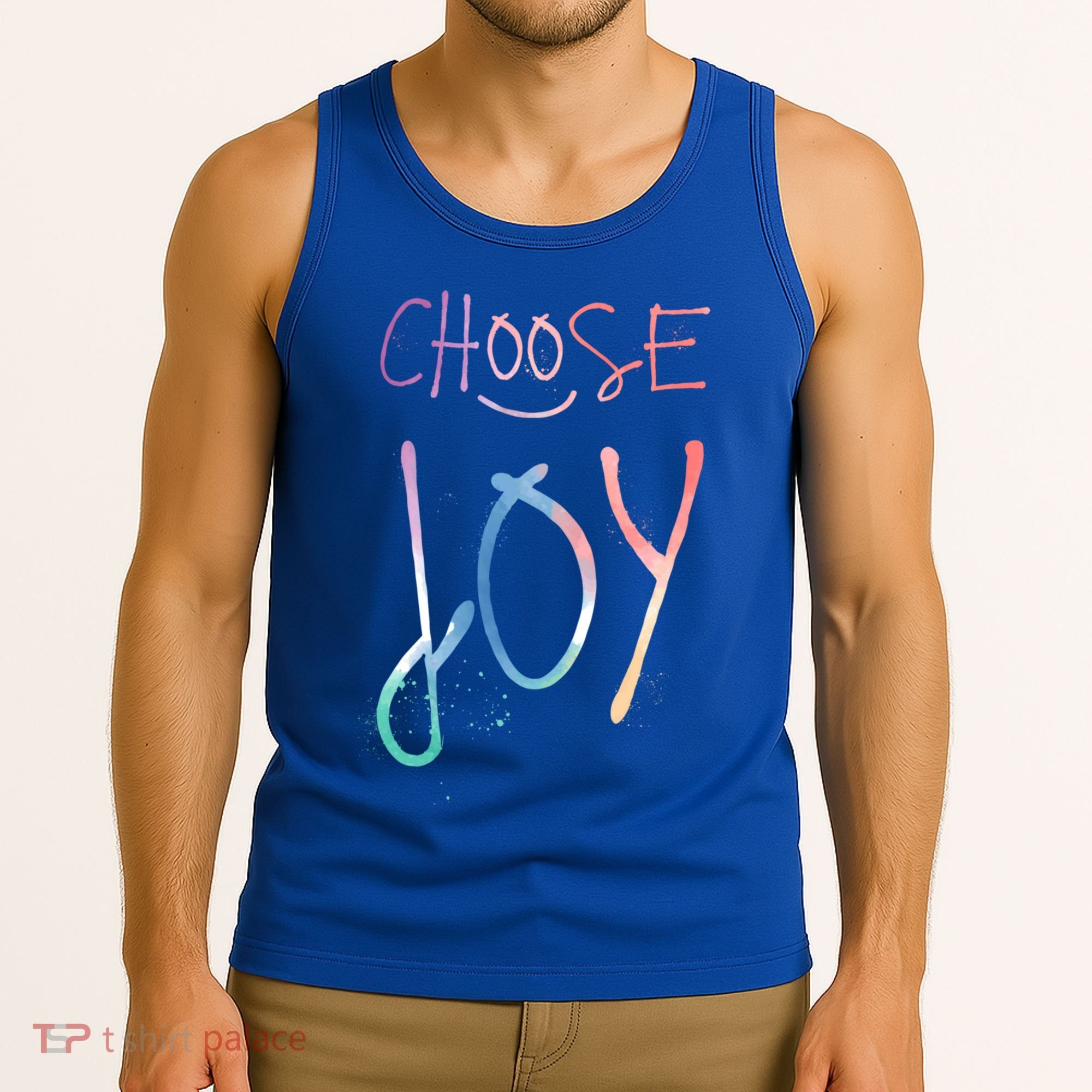 Choose Joy Gift Happy Motivational Gift Tank Top